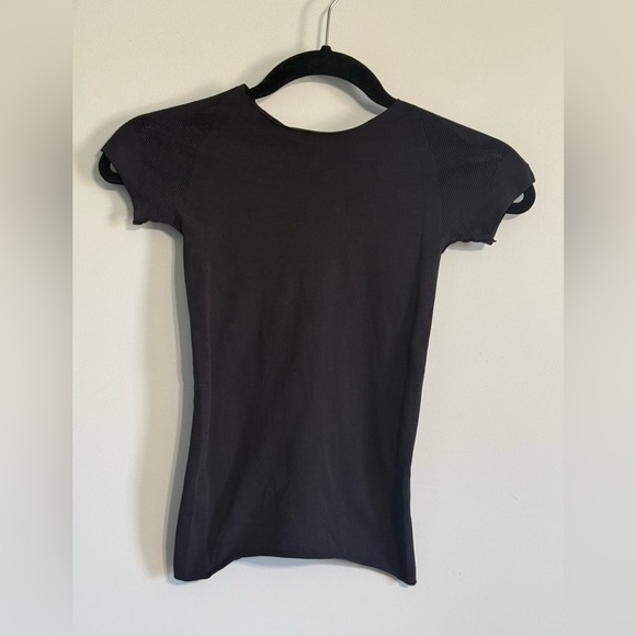 Prada Girocollo Jersey Intero Short Sleeve Top | Size S | Dark Blue / Black - Picture 6 of 15